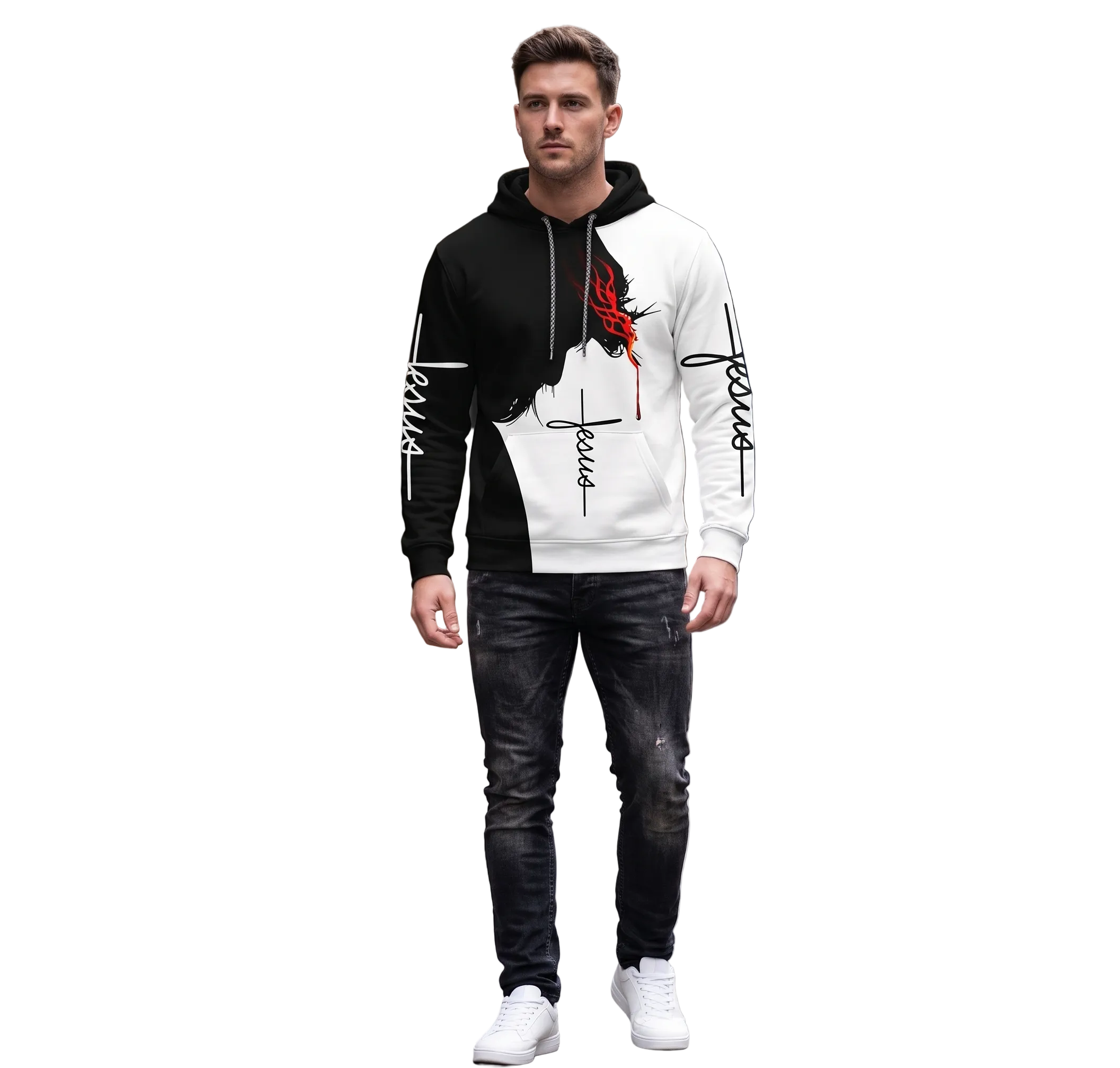 Faith Jesus Graphic Hoodie