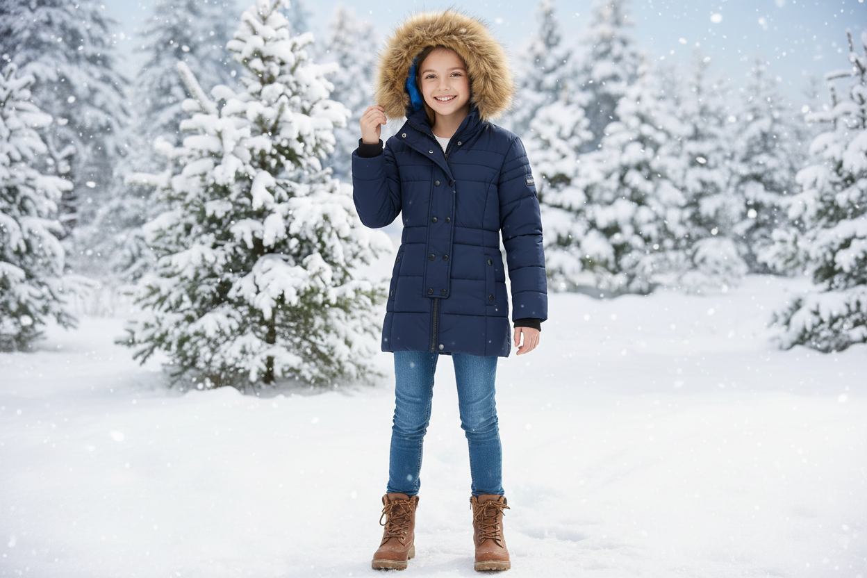 Winter Snug Girls' Puffer Coat