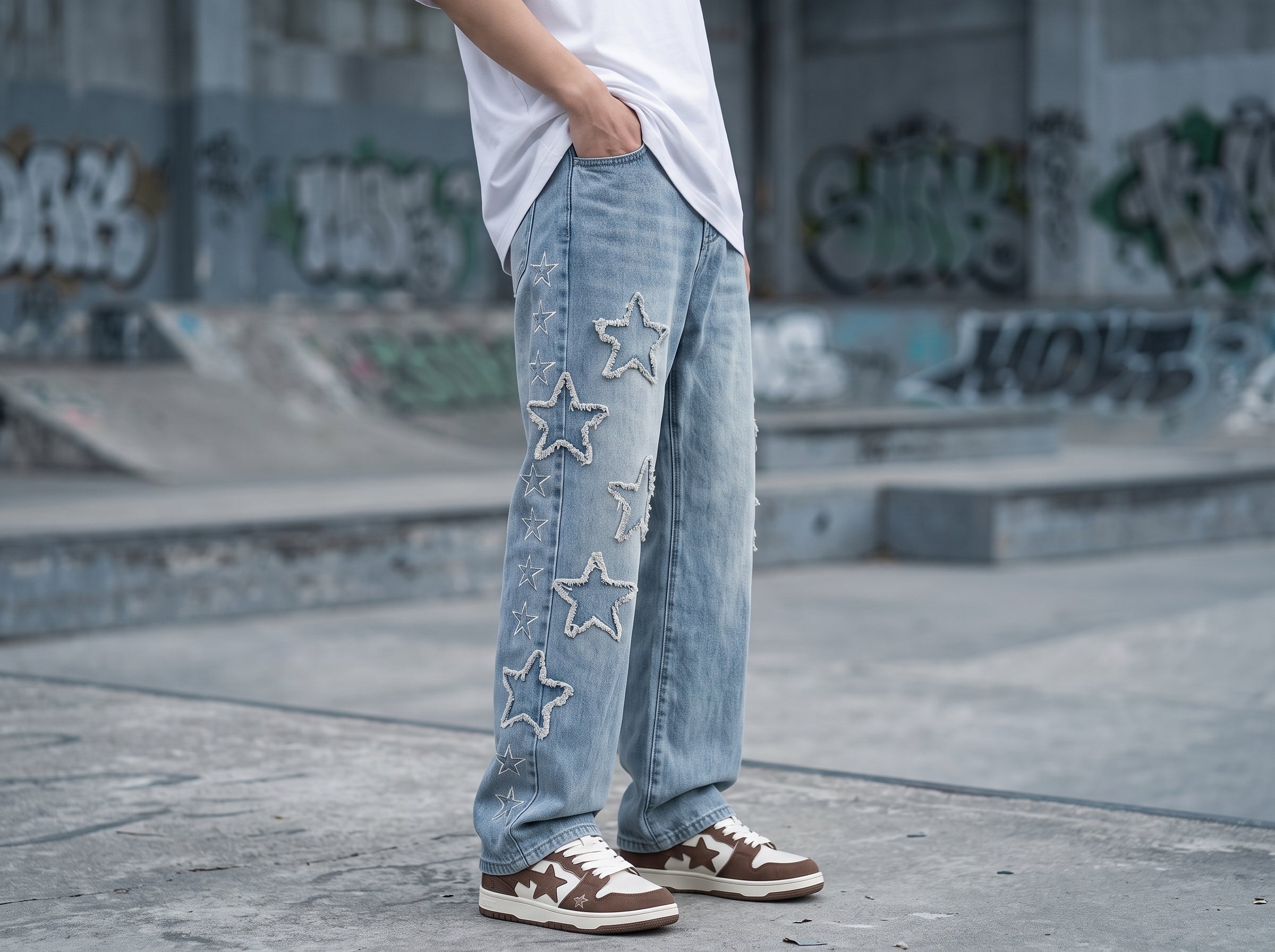 Starfall Baggy Denim Jeans