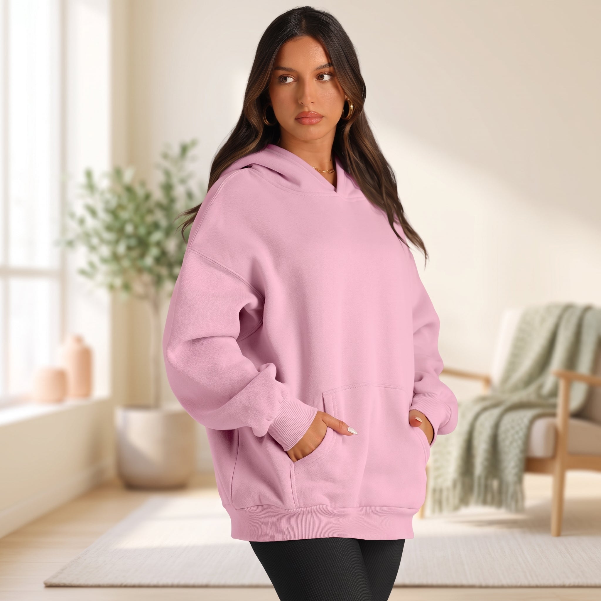 Blush Cloud Oversized Hoodie